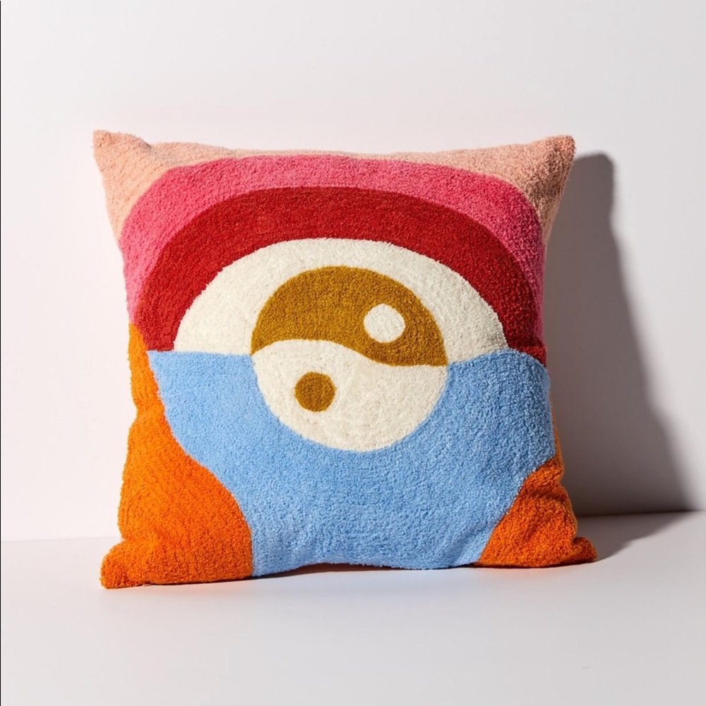 URBAN OUTFITTERS LEA CAREY UO EXCLUSIVE LANDSCAPE THROW PILLOW